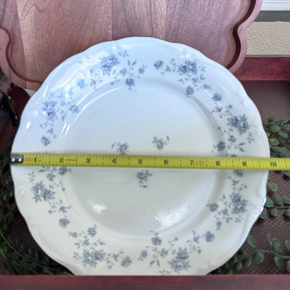 Johann Haviland Blue Garland Dinner Plate Bavaria Germany 10 inch 2 Plates